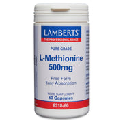 Lamberts L-Methionine 500mg - 60 Caps - RightNutri-Supplements