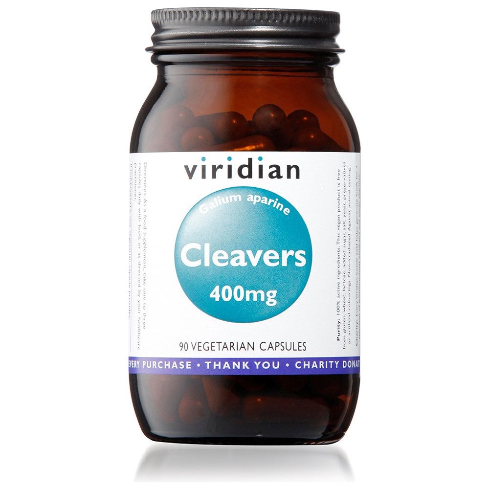 Viridian Cleavers 400mg Veg Caps - 90's | RightNutri – RightNutri ...